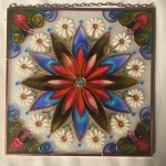 mandala kopretiny 20x20